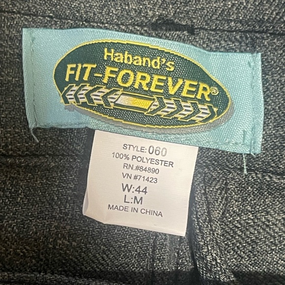 Haband's Fit Forever Mens Big and Tall Dress Pants Adjustable Waist Size 44 - Picture 3 of 9